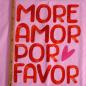 Preview: Baumwolljersey Panel Text "more amor por favor"